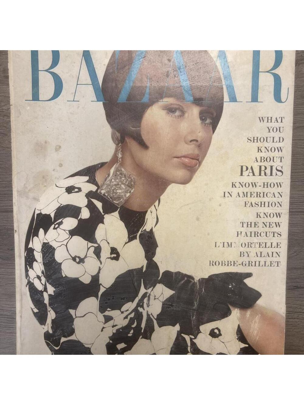 Vintage March 1966 issue of Harper's Bazaar